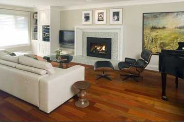 Canadian living room after renovation.