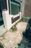 Visually pleasing and functional garden and fence.